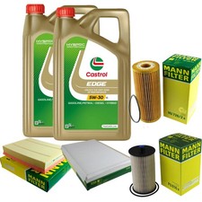 INSPEKTIONSKIT FILTER CASTROL 10L ÖL 5W30 für VW Crafter 30-35 Bus 2E_ 2.5 TDI