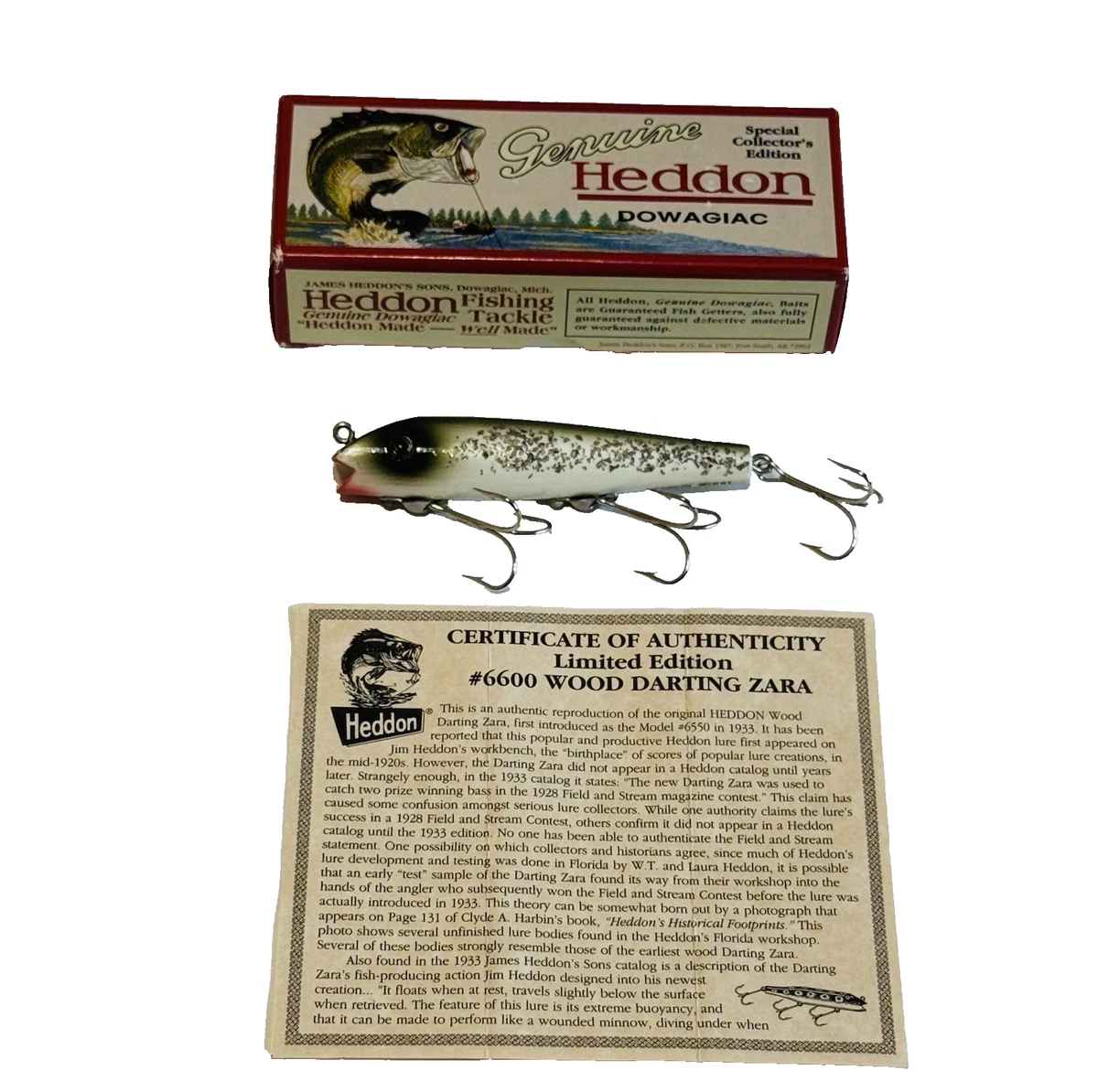 Heddon Reproduction Vintage Fishing Lures for sale | eBay