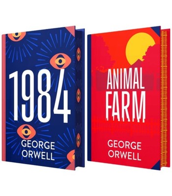 1984 & ANIMAL FARM BY GEORGE ORWELL 2 BOOKS COLLECTION SET BY George Orwell
