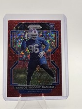 2021 Panini Prizm Rookie No Huddle Red 17/50 Carlos Basham Jr Boogie #436