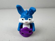 Kinder Joy Collectible Toy Easter 2024 Figures Blue Bunny Purple Sack