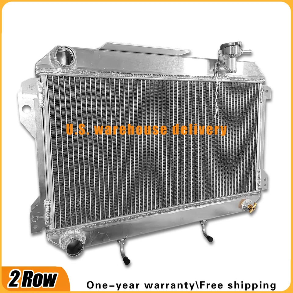 All Aluminum Radiator For 1980-1982 1981 Toyota Corolla AT/MT Performance Cooler Foto 3 de 4