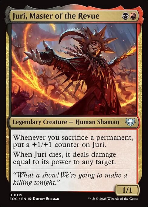 Juri, Master of the Revue 119 U Normal EOC MTG NM