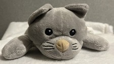 Melissa  Doug Cat Plush Gray Soft Stuffed Animal Plush Toy Lovey 8  
