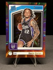 2024-25 Panini Donruss - Rated Rookie Devin Carter #210 Holo Purple Laser /99...