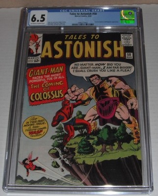 Tales to Astonish # 58..CGC Universal slab 6.5  Fine+ grade..1964 comic book--fa