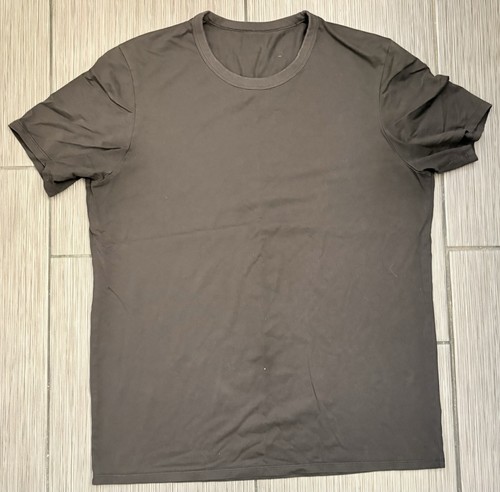 Lululemon Men’s Zeroed In Short-Sleeve T-Shirt Black Size Large Classic