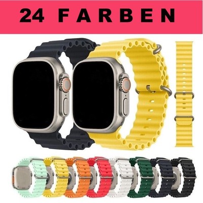 Silikon Sportarmband Band kompatibel mit Apple Watch Ultra Series 1 11 38 49 mm
