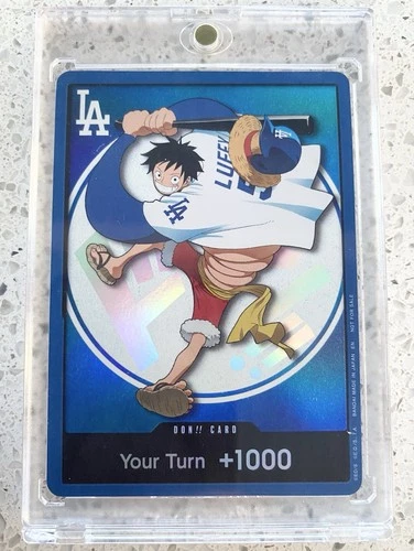 One Piece Night Dodgers 2026 Monkey D Luffy DON!! Card Promo LA Stadium SGA
