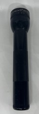 Mag-Lite 10" 2 D Battery Black Flashlight Mag-Lite Made In USA tested/works EUC