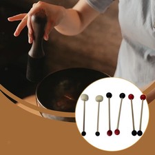 2Pcs Singing Bowl Mallet Wooden Healing Striker for Stretching Sound Baths