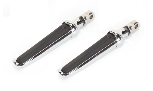 Performance Machine (Pm) 0035-0065-CH Contour Male Mount Footpegs - Rubber Inser