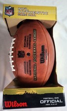 Wilson NFL Autentyczna piłka do gry ESPN Skóra Podwójny sznur NIEZNANY AUTOGRAF