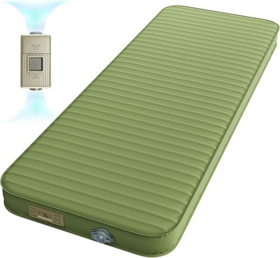 Camping Sleeping Pad 4'' Ultra-Thick Memory Foam with Pump