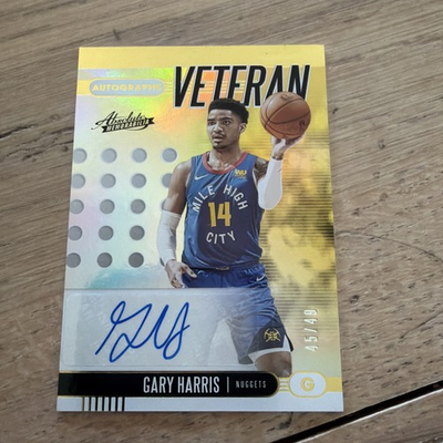 #ad Panini Absolute Memorabilia Autograph Veteran 45 49 Gary Harris Auto VA GH $6.99