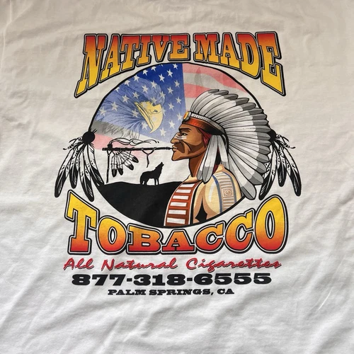 Palm Spring Native Made Tobacco Store T-Shirt Adult XL Tobacco