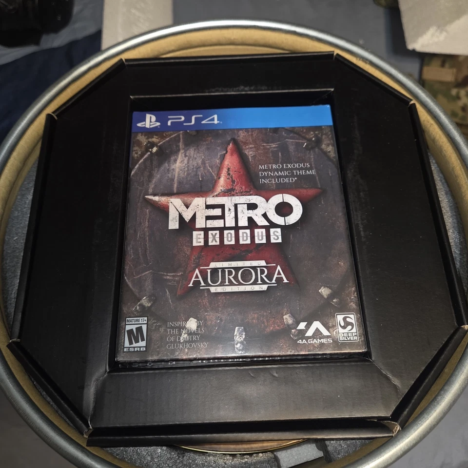 Metro Exodus Spartan Collectors Edition PS4 Figure Steelbook Aurora Limited - Image 4 of 4