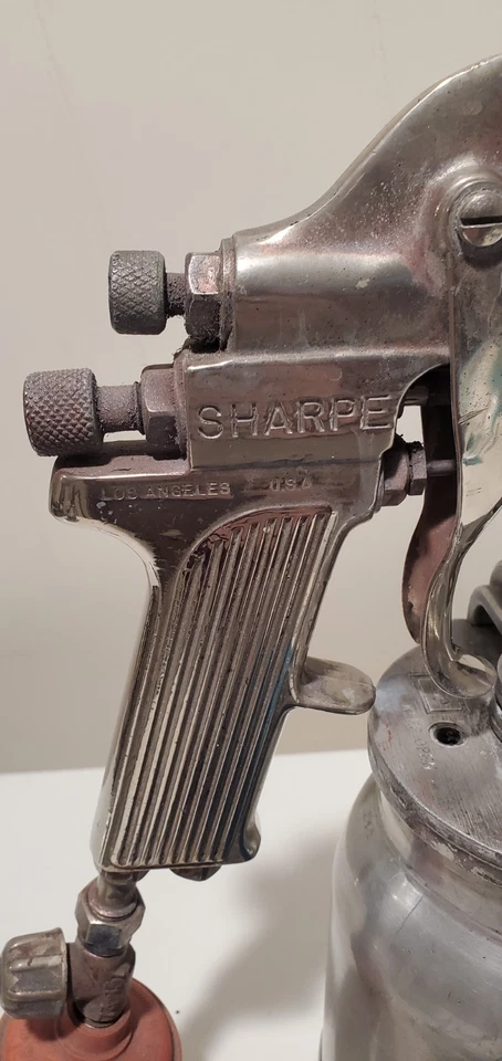 Sharpe Model 75 Paint Spray Gun, Model 450 Paint Canister, Binks Metering Valve - Image 3 of 4