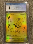 Pikachu V Celebrations Ultra-Premium Black Star Promos SWSH145 NM CGC 9 5247