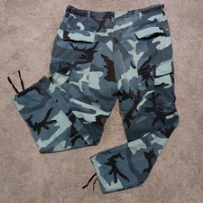 Propper Blue Camo BDU Combat Pants 36x32 Military Tactical Utility Draw