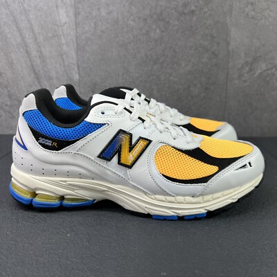 New Balance 2002R Vibrant Apricot Size 9 Mens White Blue Shoes