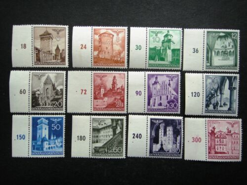 Germany Nazi 1940 1941 Stamps MNH Swastika Eagle Generalgouvernement WWII Third 