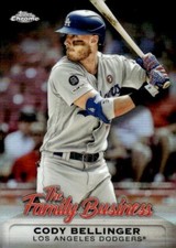 2019 Topps Chrome The Family Business #FBC-21 Cody Bellinger Los Angeles Dodgers