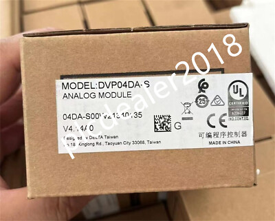 1PC New Delta DVP04DA-S DVP04DAS PLC Extension Module In Box Fast Ship