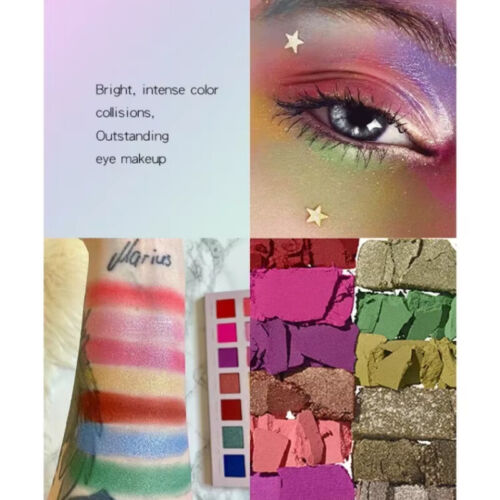 28 Colors Shimmer Glow Glitter Eyeshadow Palette Nude Minerals Eye Shadow Palet - Picture 3 of 8