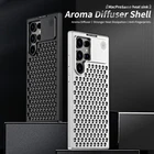 For Samsung S26 Ultra/S25 Ultra Case Cover Metal Honeycomb Heat Dissipation Case
