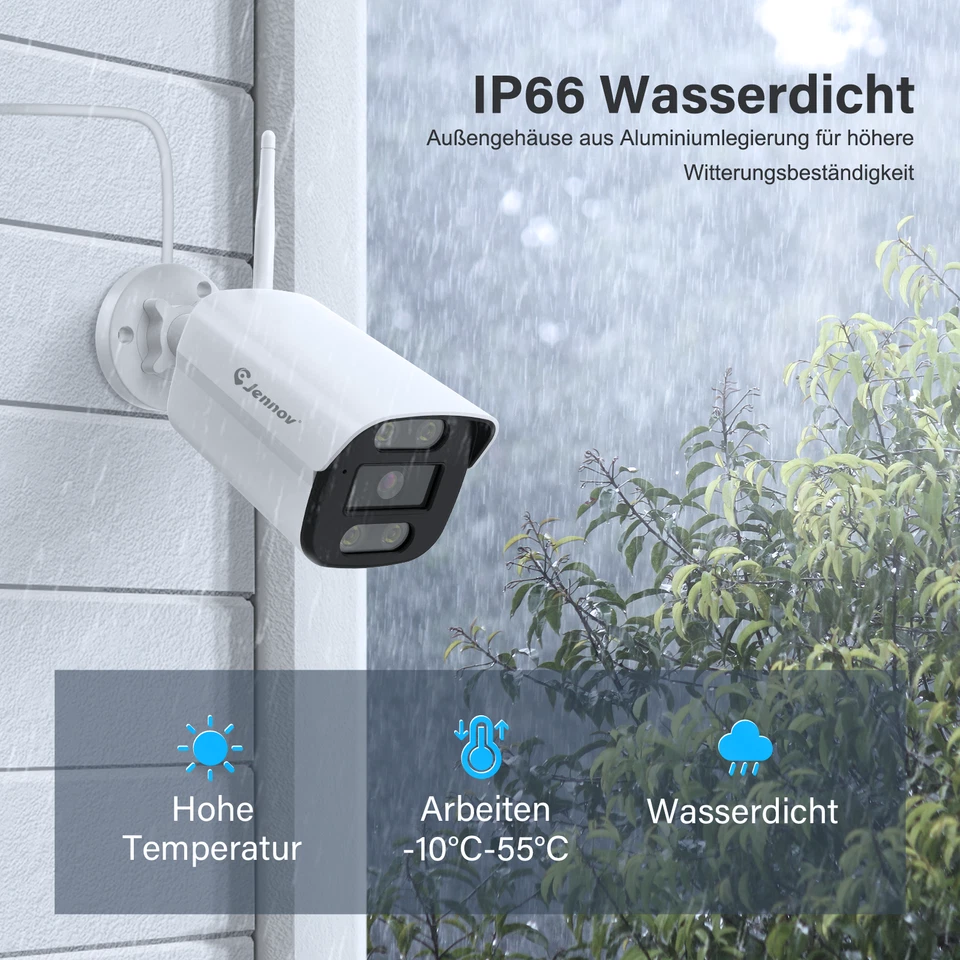 Jennov 10CH 5MP Lite NVR Security Camera Kit Security Camera System 1TB - Image 2 of 4