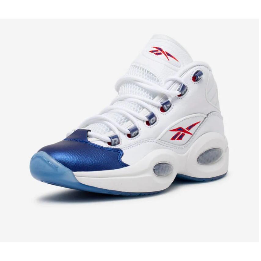 Reebok Classics Question Mid Iverson Blue Toe Mens OG Basketball