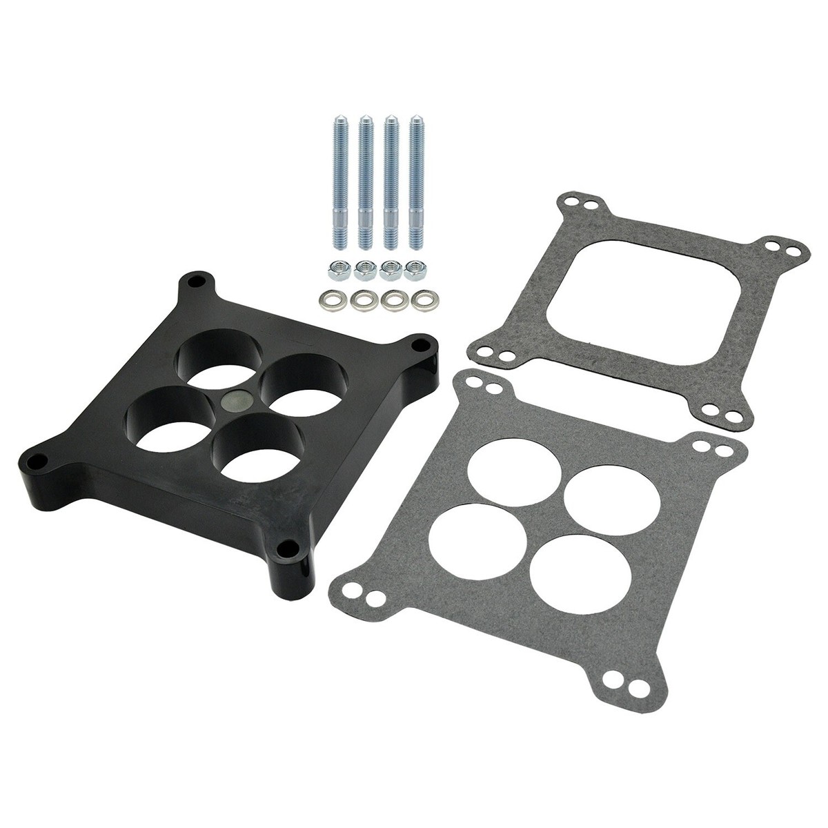 Holley Edelbrock 1 in. Phenolic Carburetor Heat Spacer Kit 4 Hole