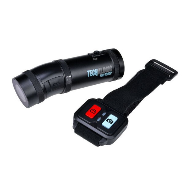 Techalogic DC1 Dual Lens Helmet Camera Black for sale online eBay