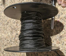  10 feet of BLACK ELECTRONIC WIRE TRACER FR 1/4"