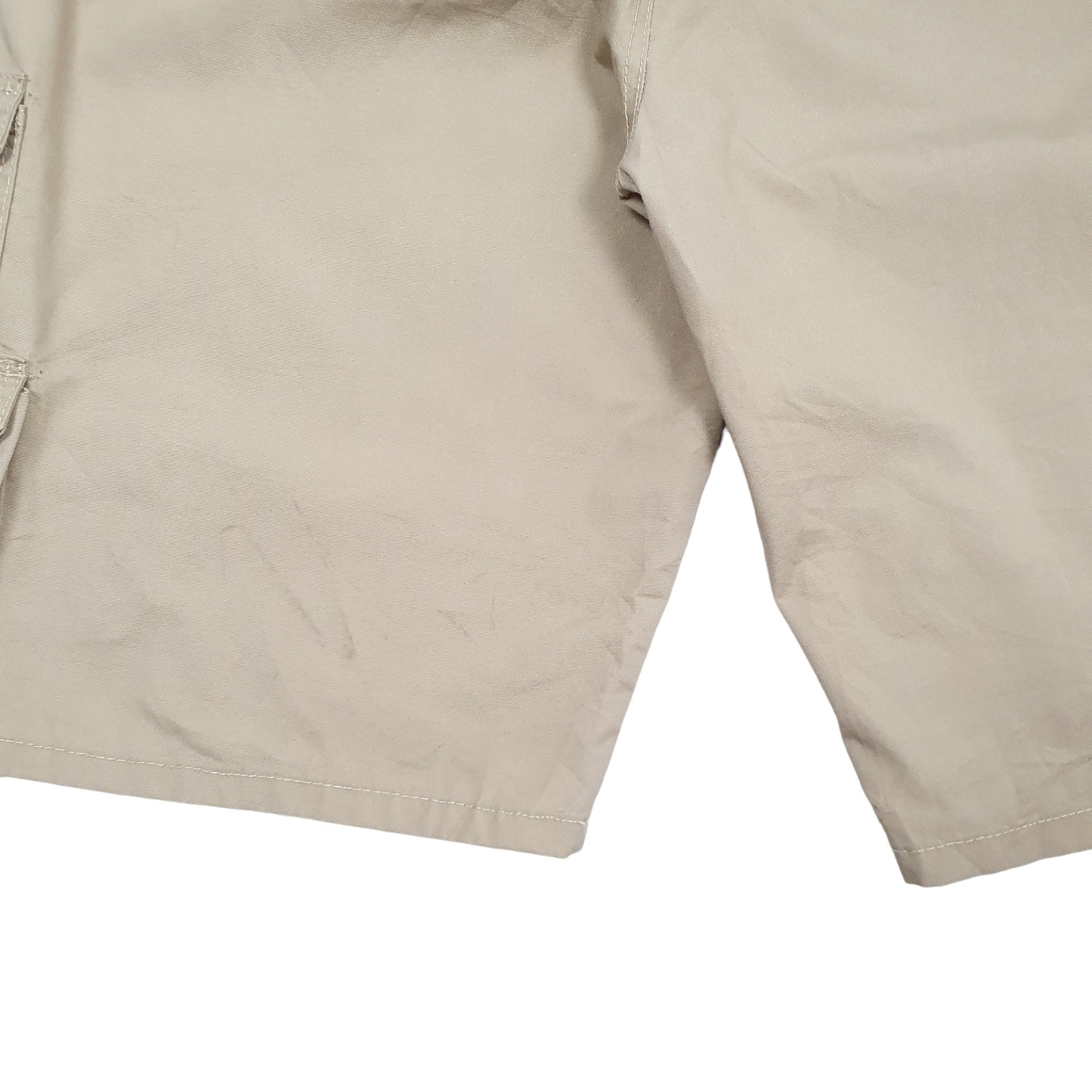 JEANETIX Beige Cargo Workwear Cotton Shorts Mens W42 image 4