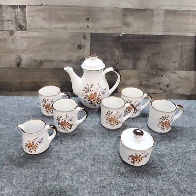 8 pc Mid-Century American Pitcher & Coffee Tea Set Matching Pieces 5 Cups  accs. | eBay