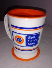 VINTAGE UNION 76 GAS  STATION TRAVEL MUG CUP 