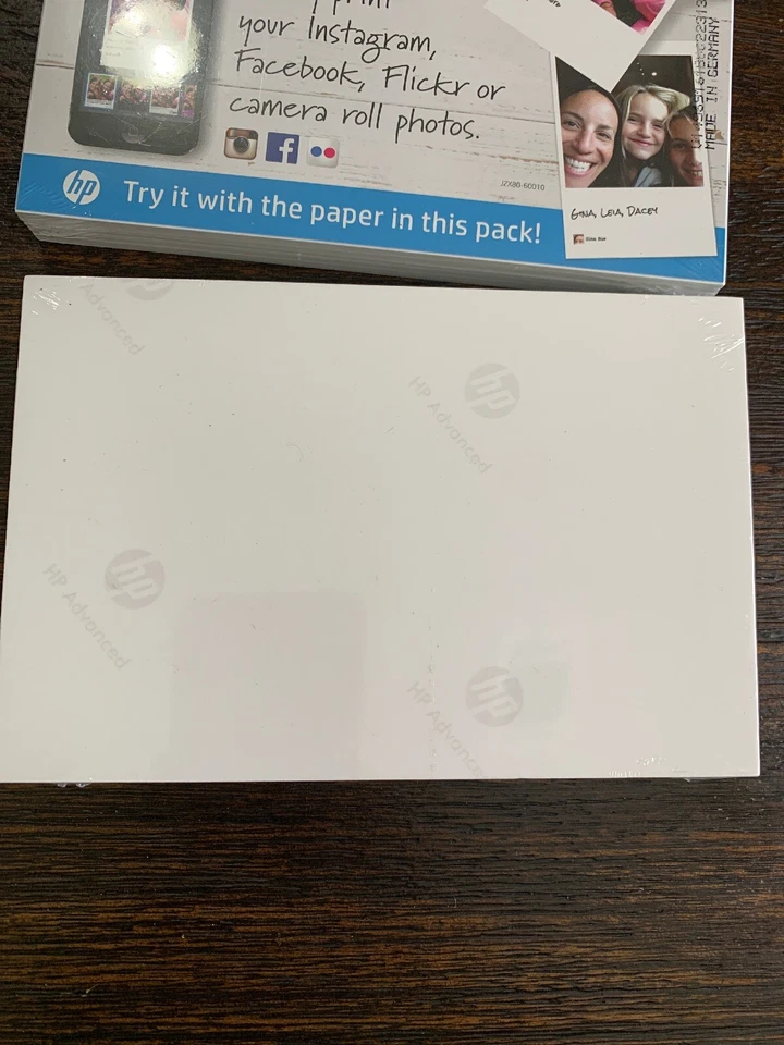 GENUINE HP Social Media Snapshots 2 Packs 4”x6” Photo Paper 50 Each NEW SEALED! - Image 2 of 3