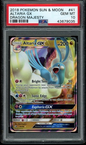 Altaria-GX graded PSA 10 for sale on eBay