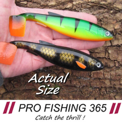 Mustad Pike Stinger Rig Gummi Swimbaits 30 Gramm 15 cm Drillinge Haken 15 Gramm x 2