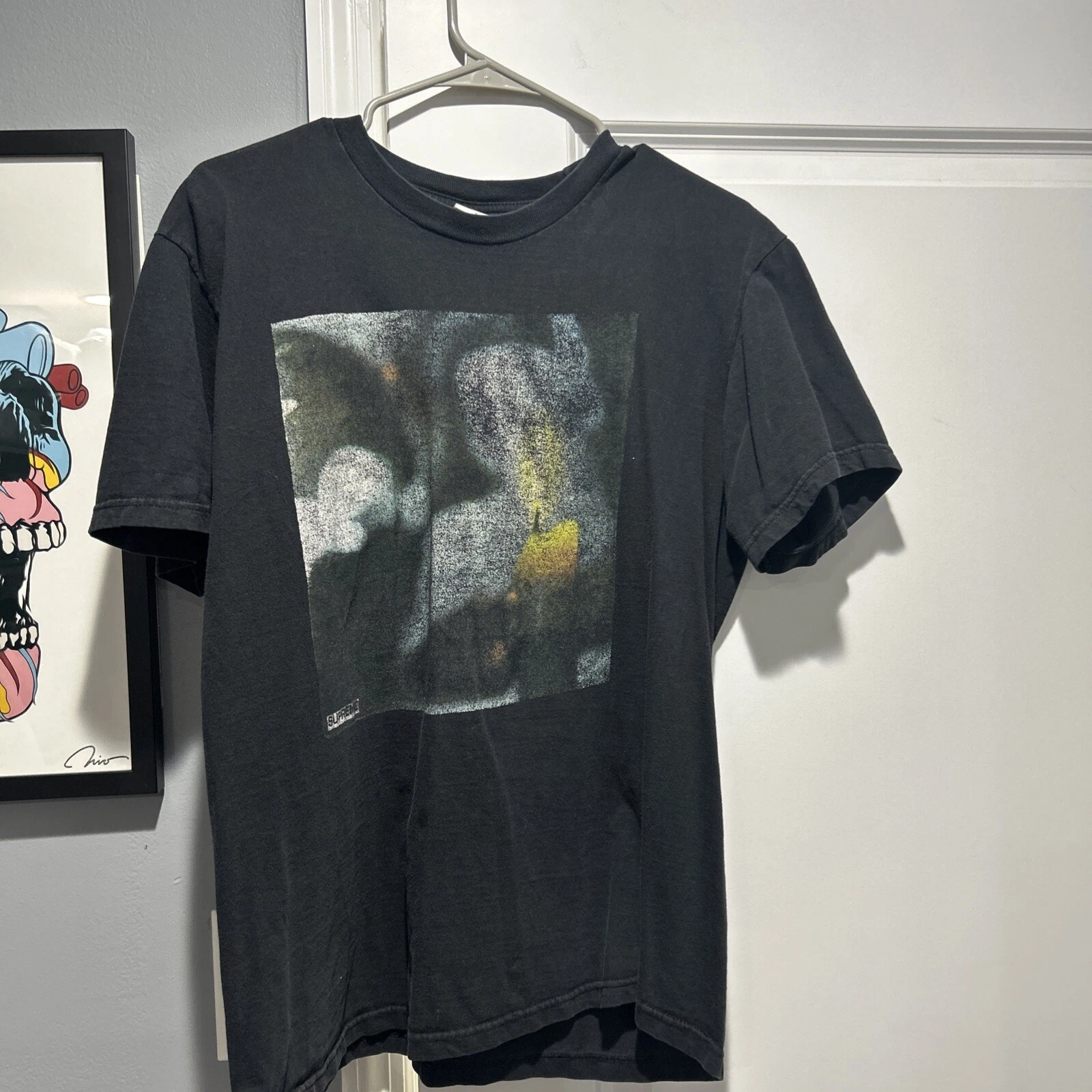 Tee shirt Supreme Candle F/W17 noir occasion taille M 