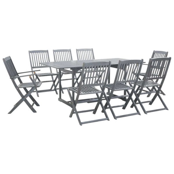 vidaXL 46328 Garden Dining Set 9 Piece for sale online eBay