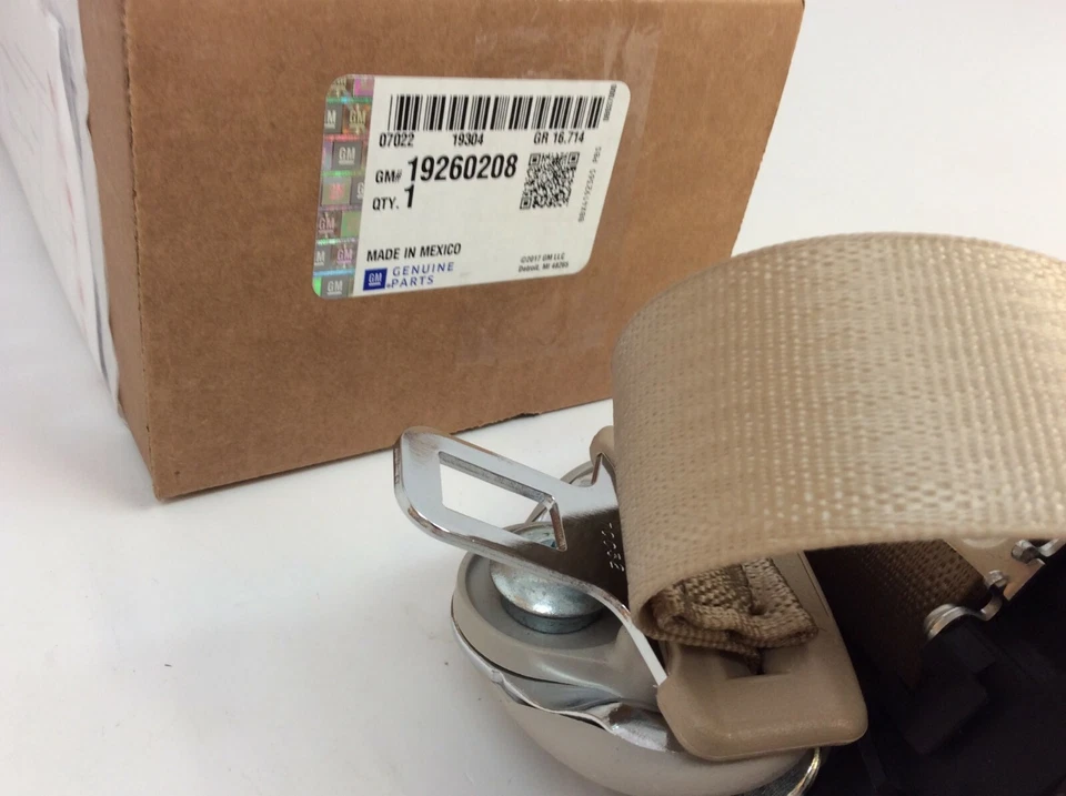 Комплект кашемировых ремней безопасности со стороны водителя для Chevrolet Silverado GMC Sierra от оригинального производителя 19260208 - Изображение 3 из 3