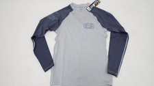 JET PILOT JP16525-S-GRY MENS MR. CORPO LONG SLEEVE RASH GUARD TOP SMALL GREY