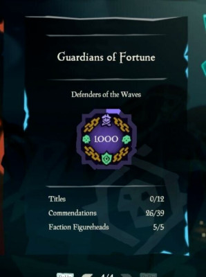 Sea of thieves Boost 0-1000 lvl PVP Guardians of Fortune | Custom Order