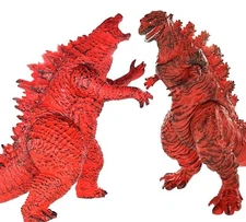 Brand New Set of 2 Godzilla Fire Shin King of The Monsters Toys Action Figures