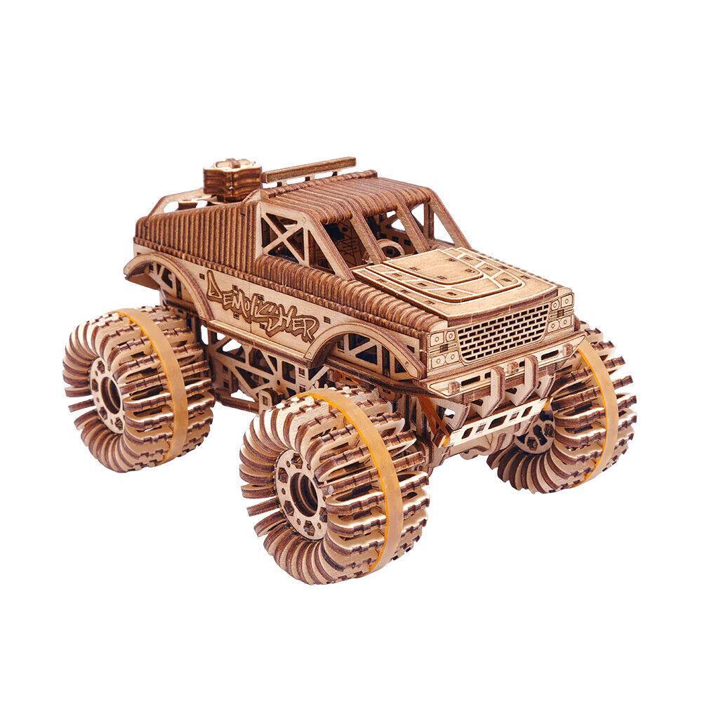 Wood Trick WDTK015 Monster Truck Wooden Model Kit