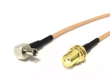 36inch RG316 TS9 male right angel to SMA female jack RF Pigtail Jumper Cable USA