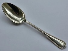 Ancienne CUILLERE DE TABLE de CHRISTOFLE modèle FLEURONS métal argenté 21,5cm